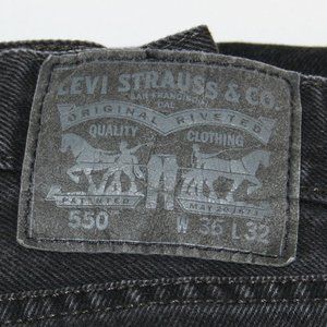 Levi's 550 Relaxed Fit Jeans Black
